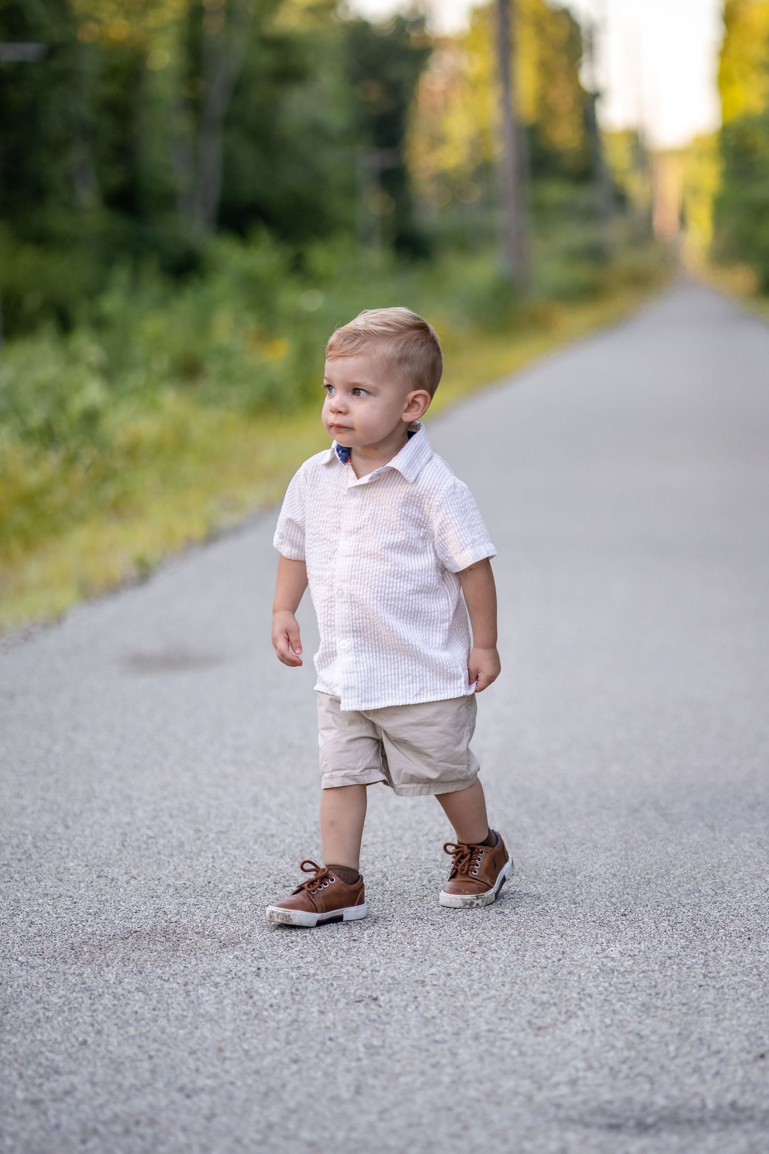 Springfield IL Photographer captures a young boy during a photo session in Central IL