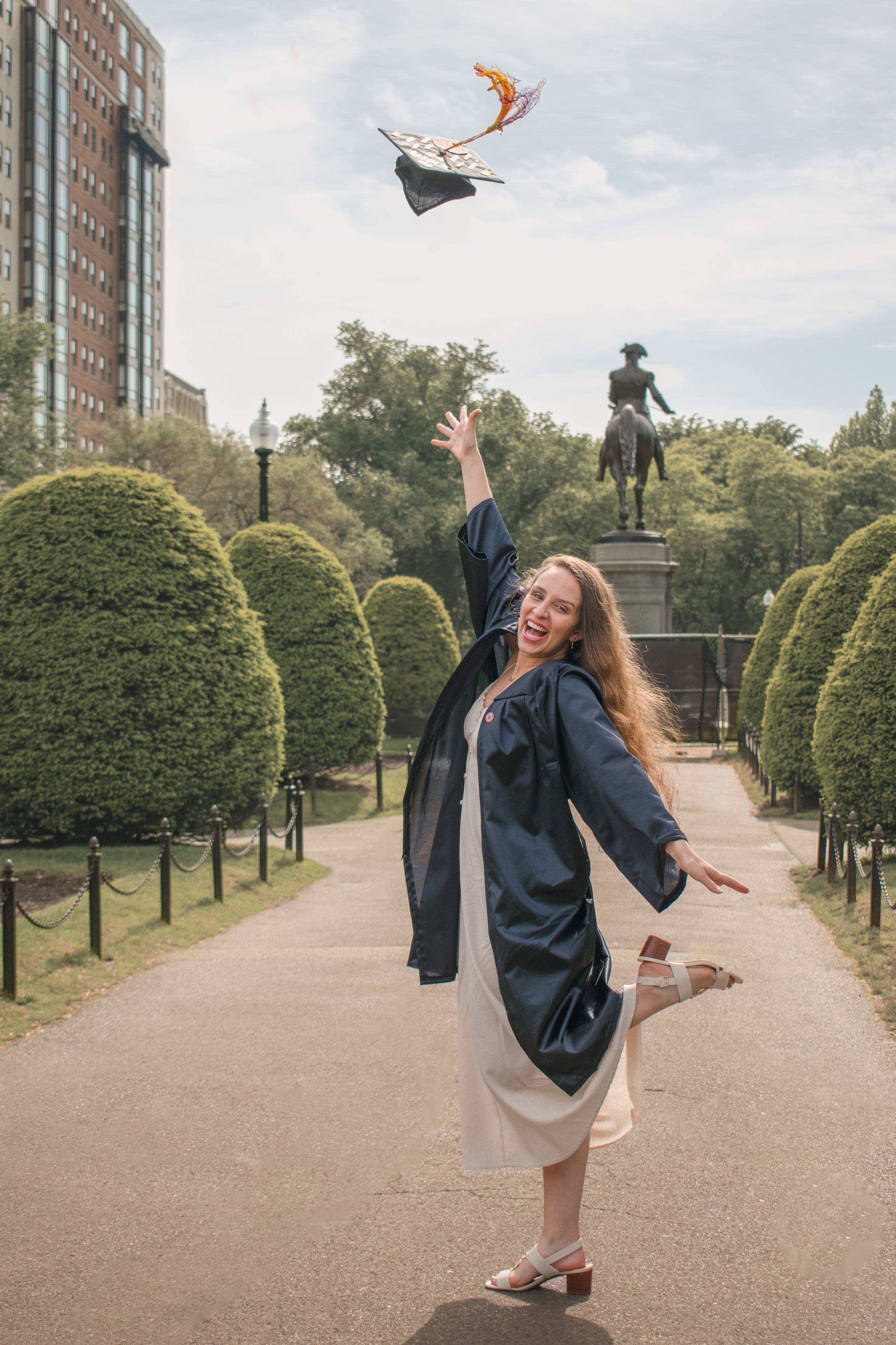 Graduation photo shoot with cap and gown, on campus at Husson, near Bangor, Maine
Orono Graduation photos
Boston Graduation photos