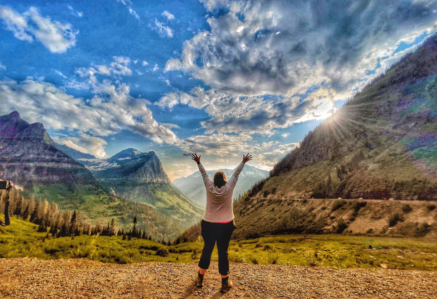 image of Sally Lombard at Glacier National park