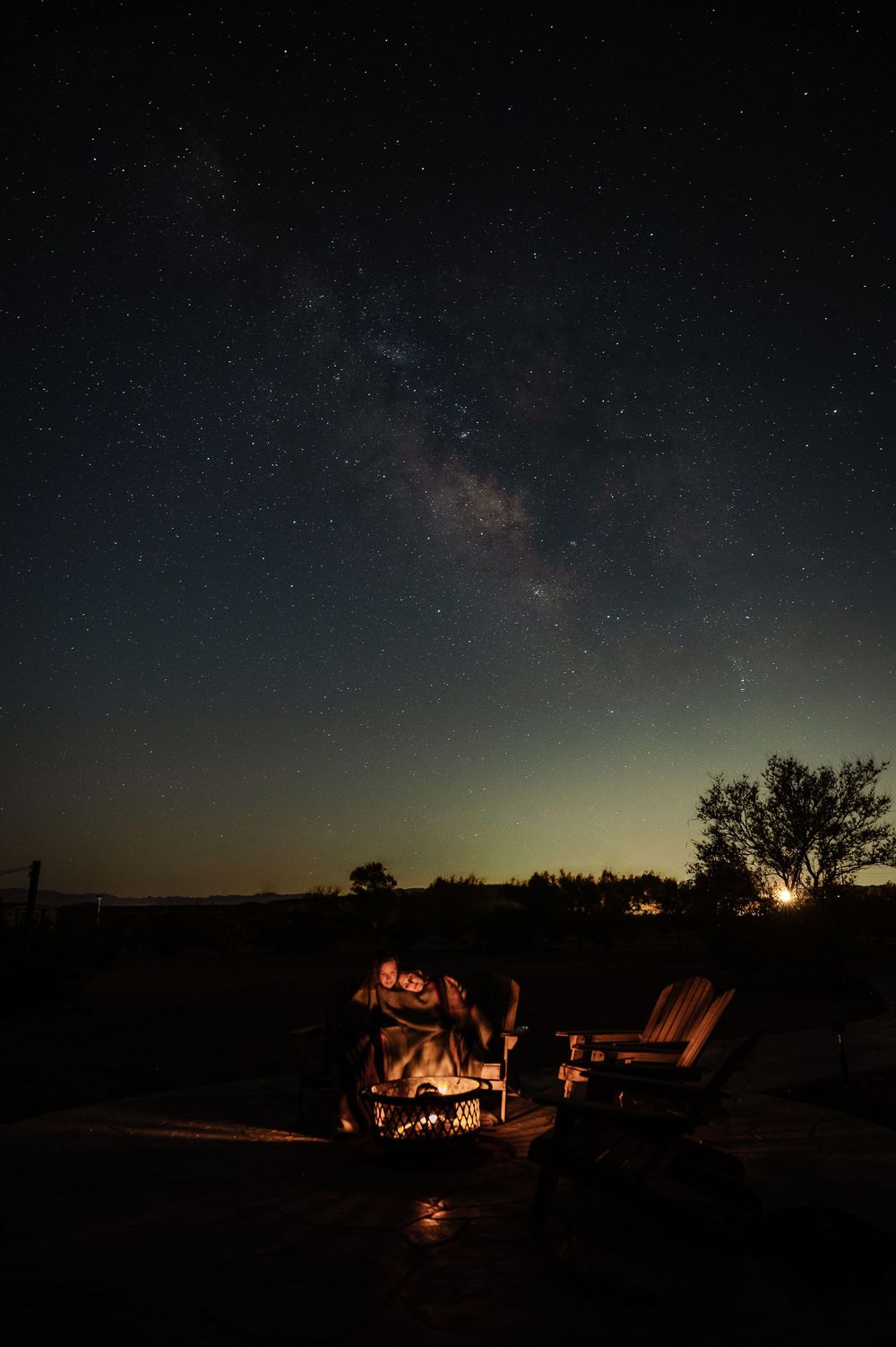 Milky Way wedding elopement in Joshua tree
