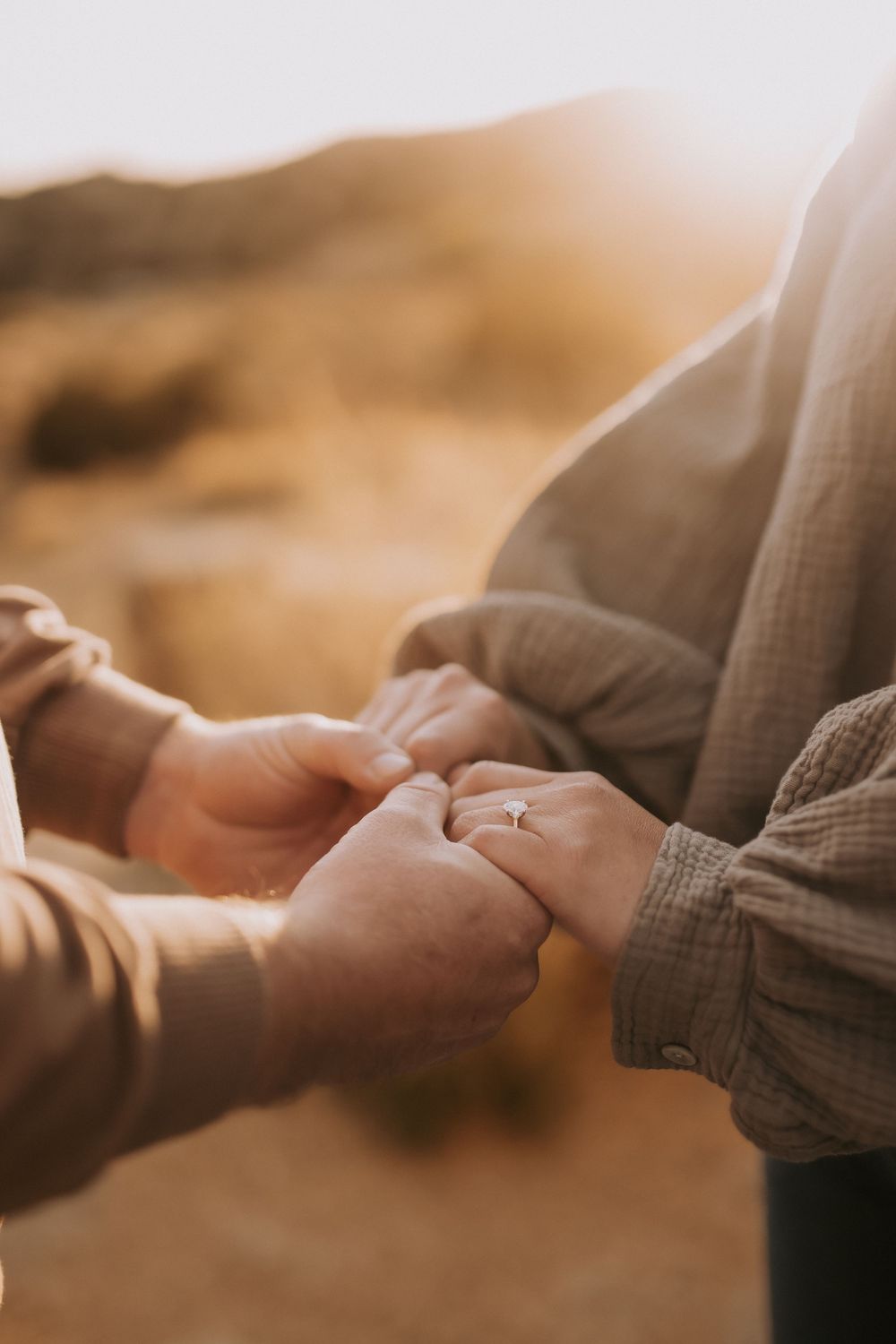 Engagement session in Albuquerque. Proposal photos in the Sandia Mountains. Albuquerque couples photos. Romantic proposal ideas New Mexico.