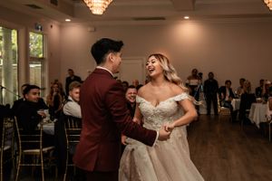 couple first dance at their wedding