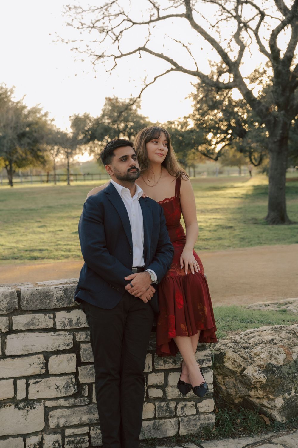 Austin, Texas engagement photos at Auditorium Shores.