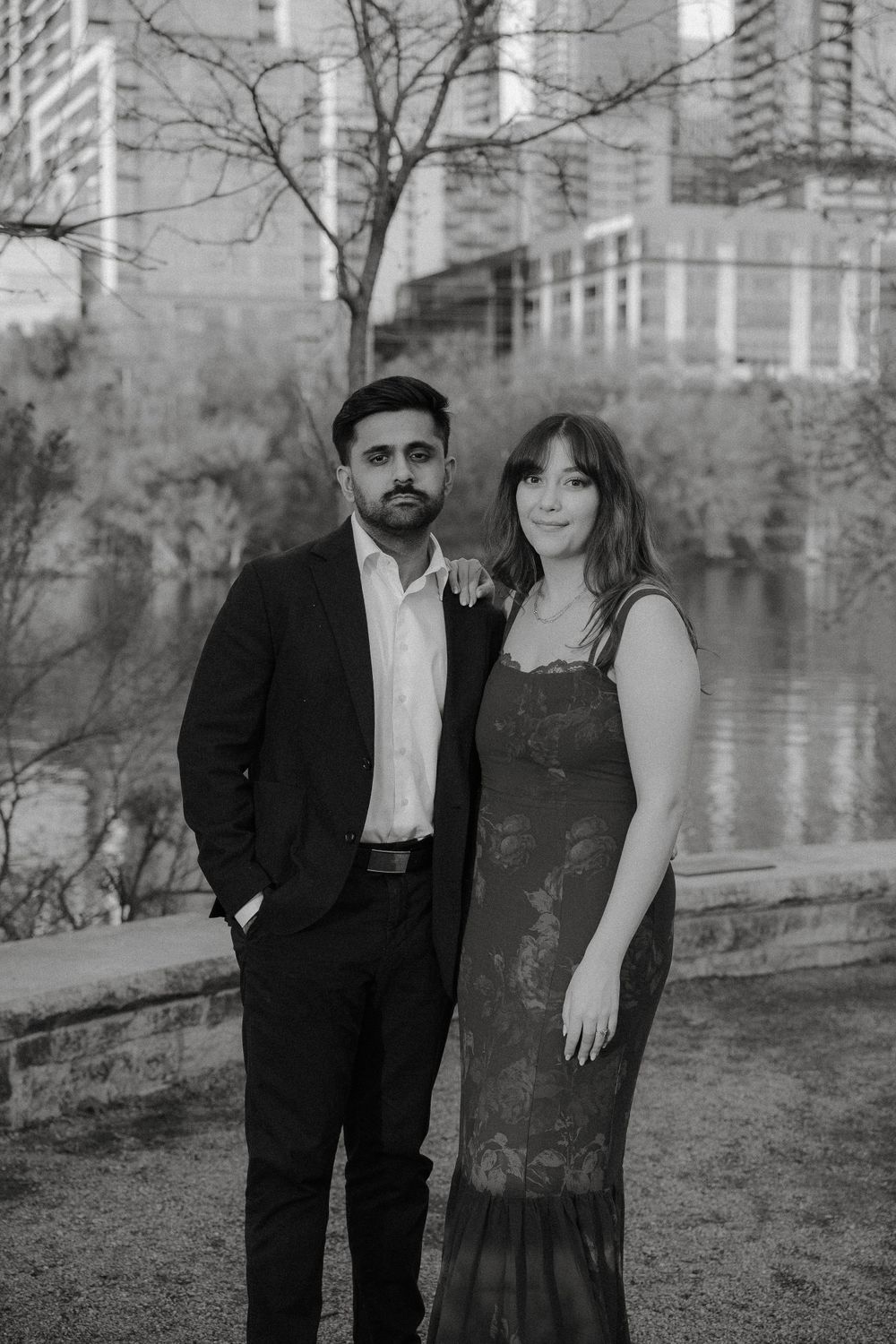 Austin, Texas engagement photos at Auditorium Shores.