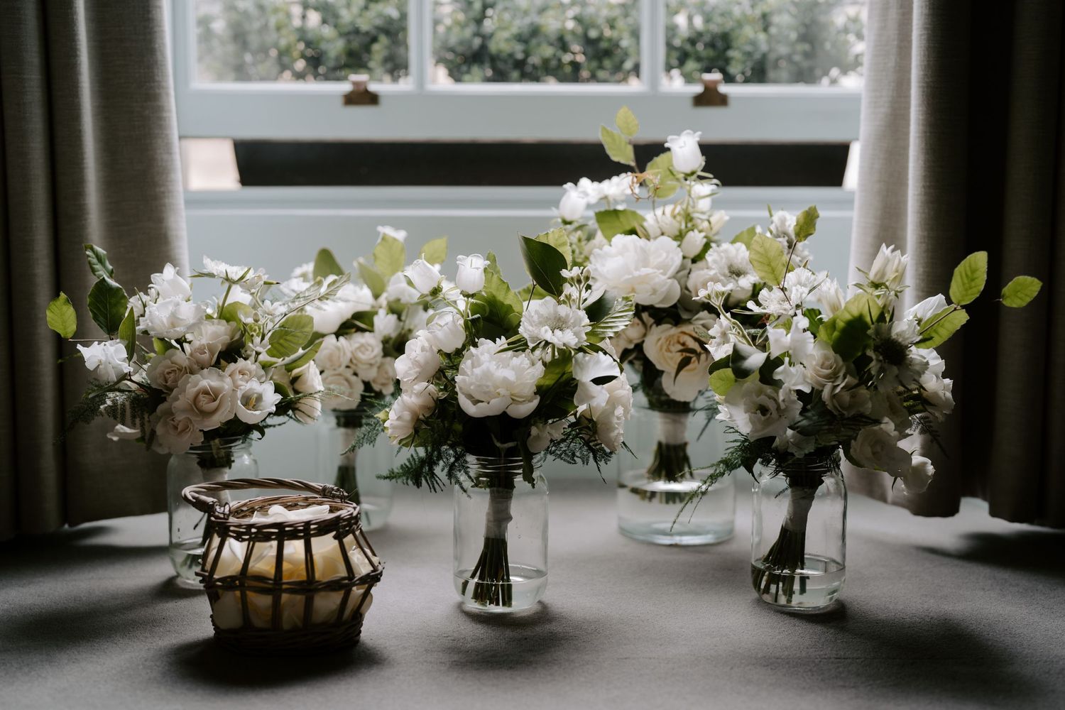 wedding bouquets at the Queensbury hotel in bath