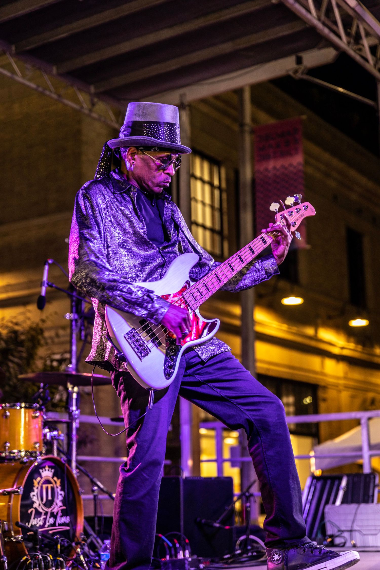 Musician with guitar