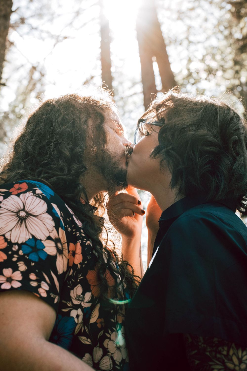 Engagement Photography - Couple Intimates in Calgary, Alberta.