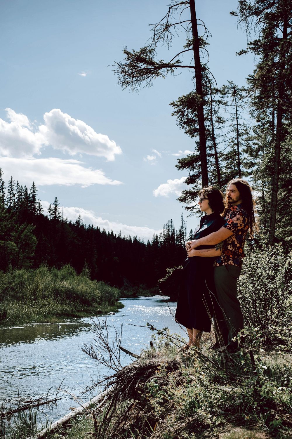 Engagement Photography - Couple Intimates in Calgary, Alberta.