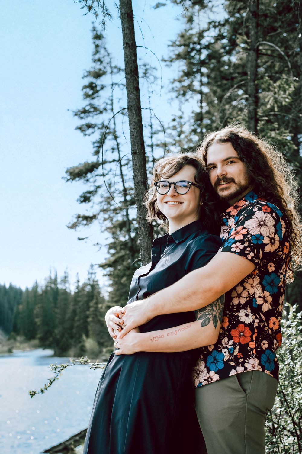 Engagement Photography - Couple Intimates in Calgary, Alberta.