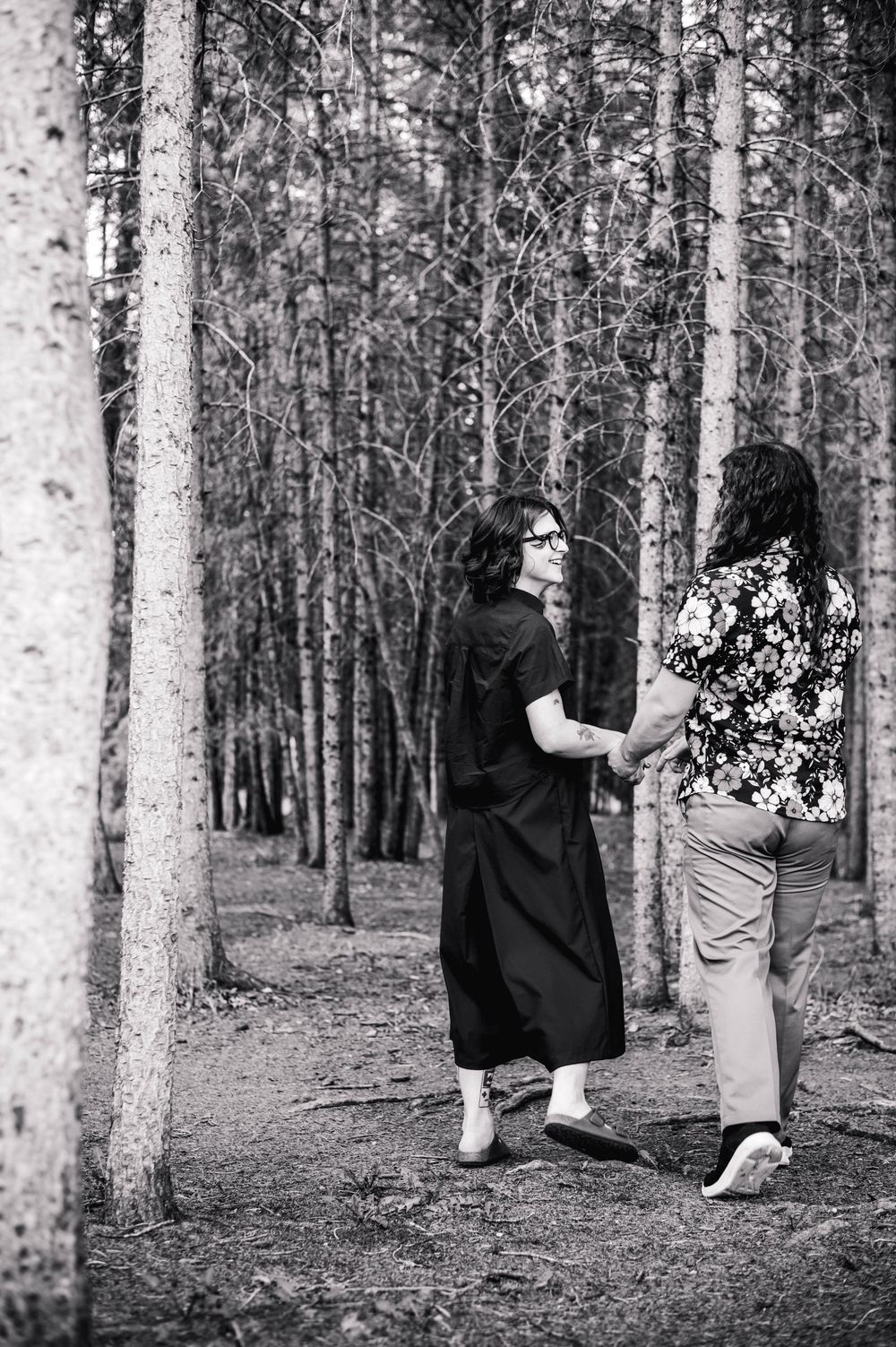 Engagement Photography - Couple Intimates in Calgary, Alberta.