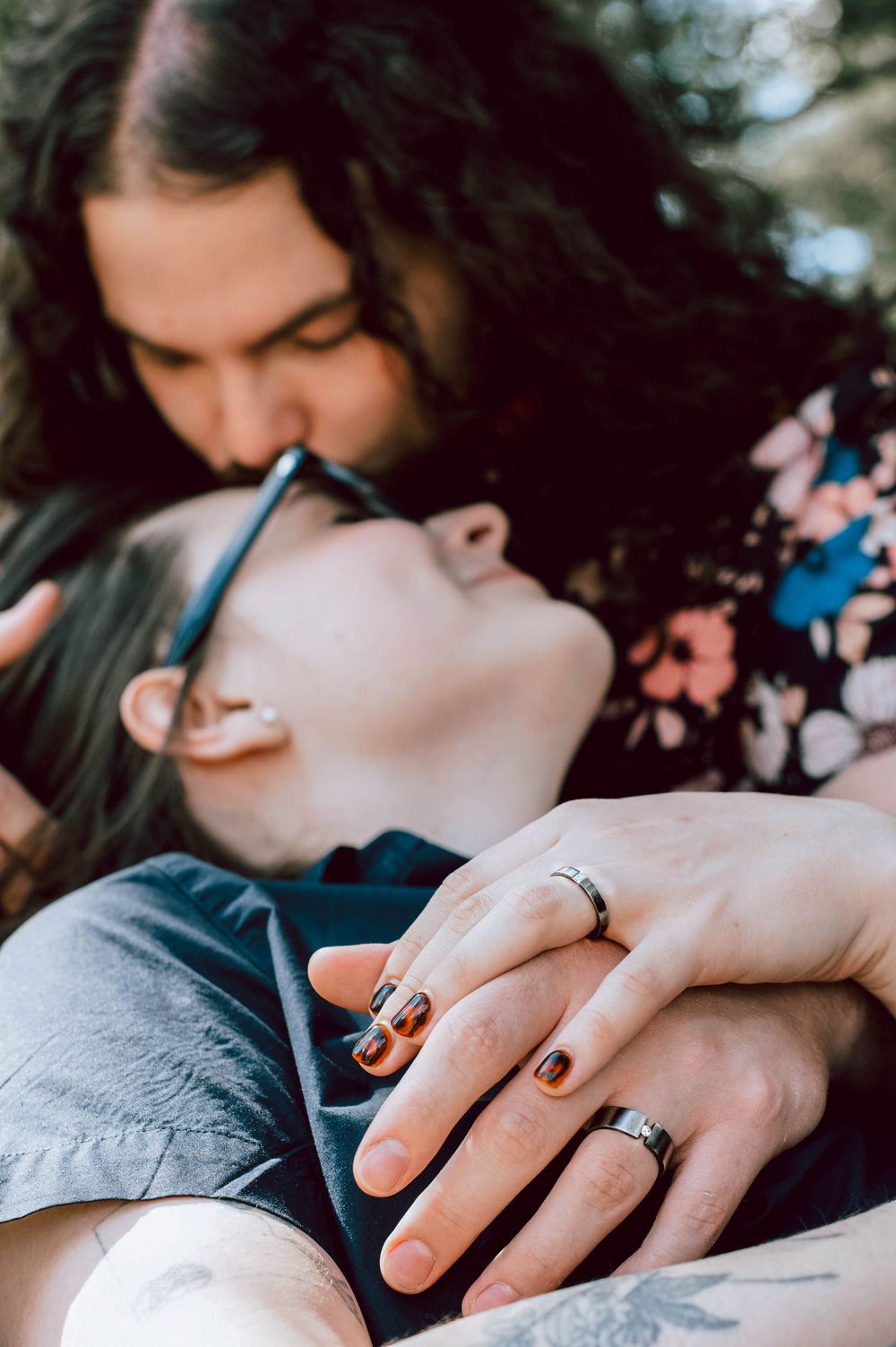 Engagement Photography - Couple Intimates in Calgary, Alberta.