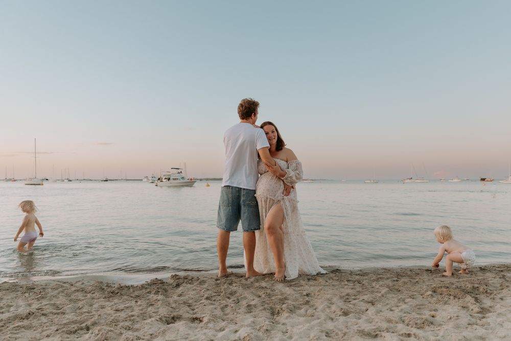 Rockingham Family, Maternity, Newborn Photographer, family beach session at palm beach rockingham mangles bay, couple