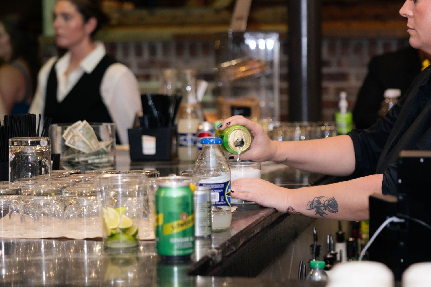 Indoor wedding reception photos in Frankfort, Illinois