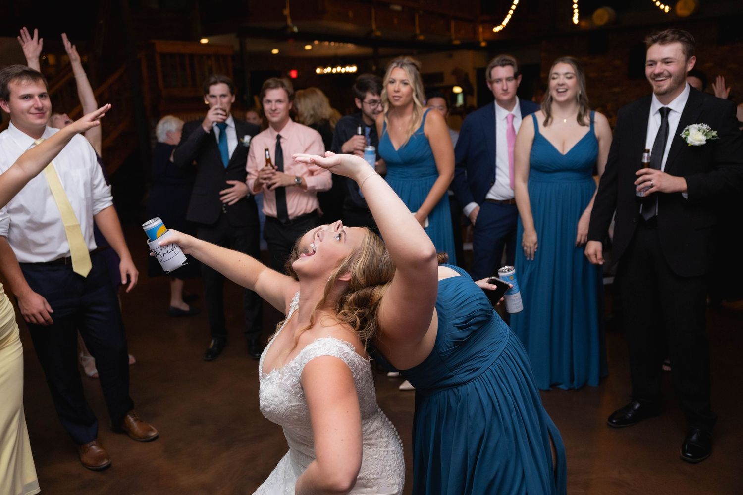 Wedding reception indoor reception dance party photos in Frankfort, Illinois
