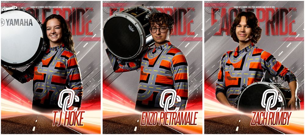 Phoenix Marching Band Senior Banners top 10 best Pictures group photos halftime performance images Anjeanette Photography senior ABODA AZMBA