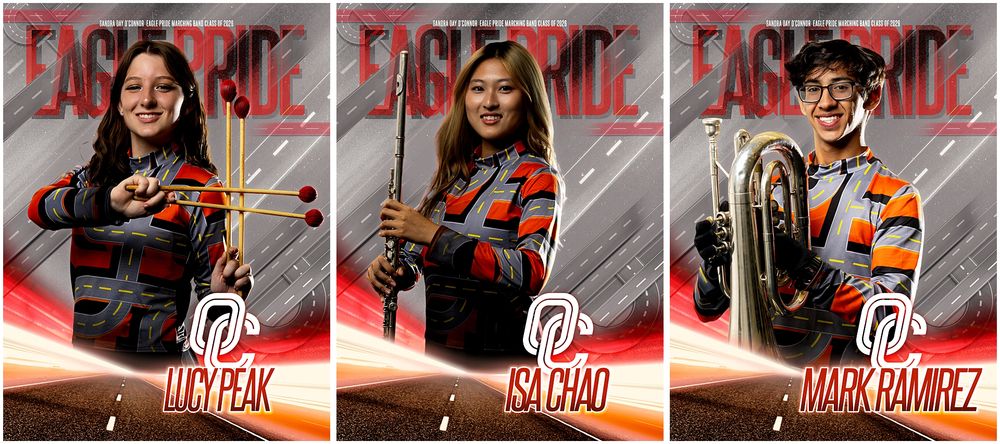 Phoenix Marching Band Senior Banners top 10 best Pictures group photos halftime performance images Anjeanette Photography senior ABODA AZMBA