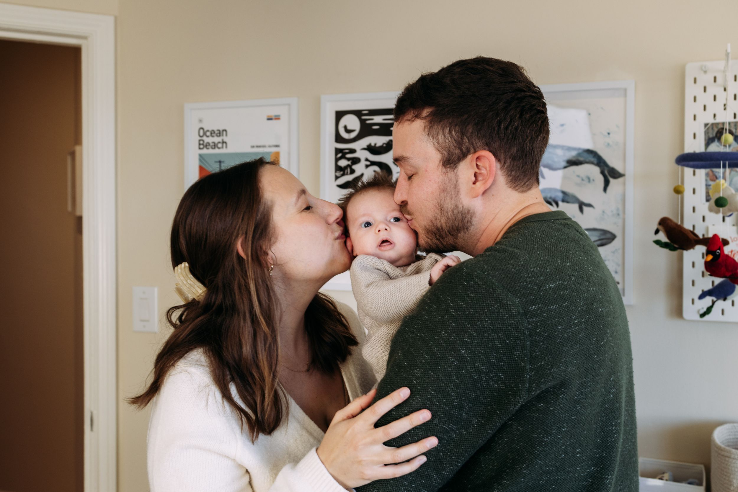 San Francisco nursery newborn portraits