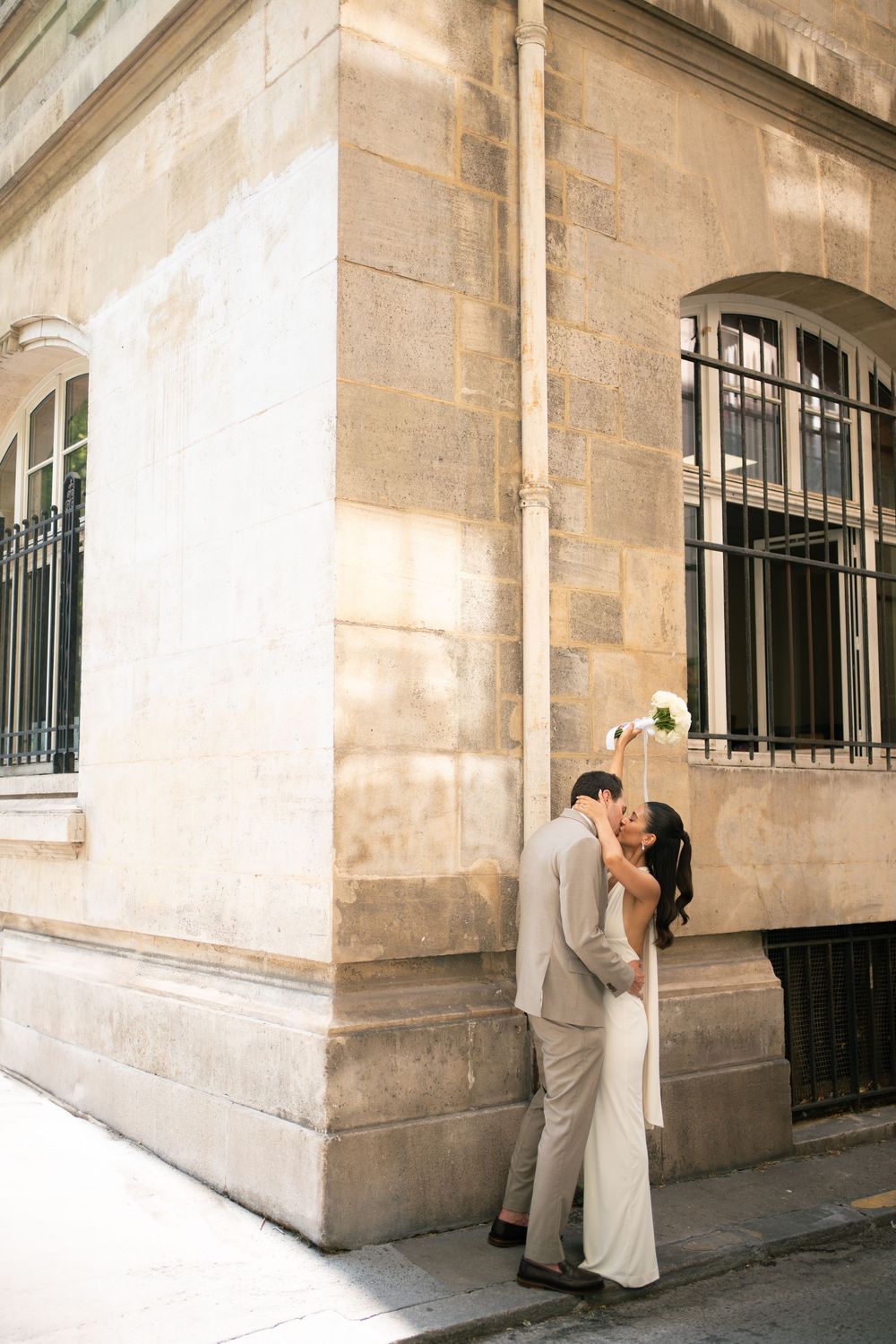 Paris just married couple photos, paris wedding photos, paris elopement photos, paris editorial wedding photographer, best paris