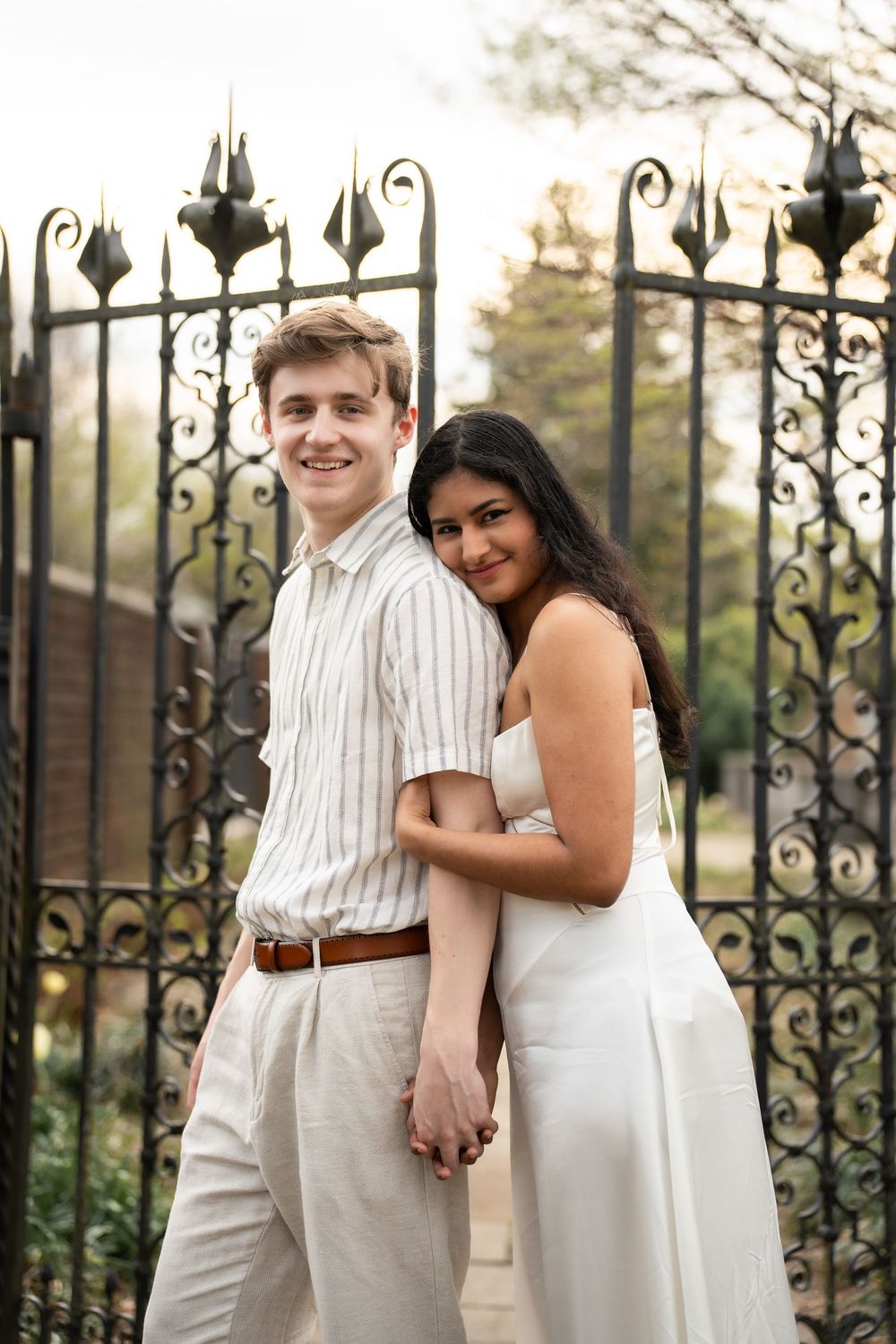 Whimsical Engagement and True to life color Session at Mellon Park Pittsburgh PA
