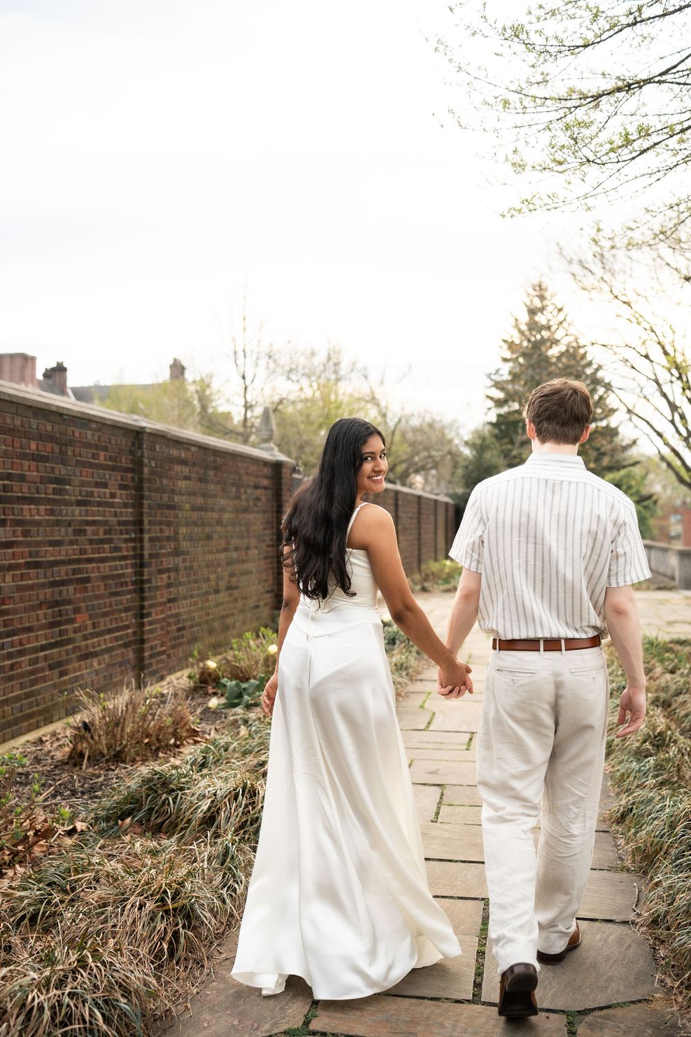 Whimsical Engagement and True to life color Session at Mellon Park Pittsburgh PA