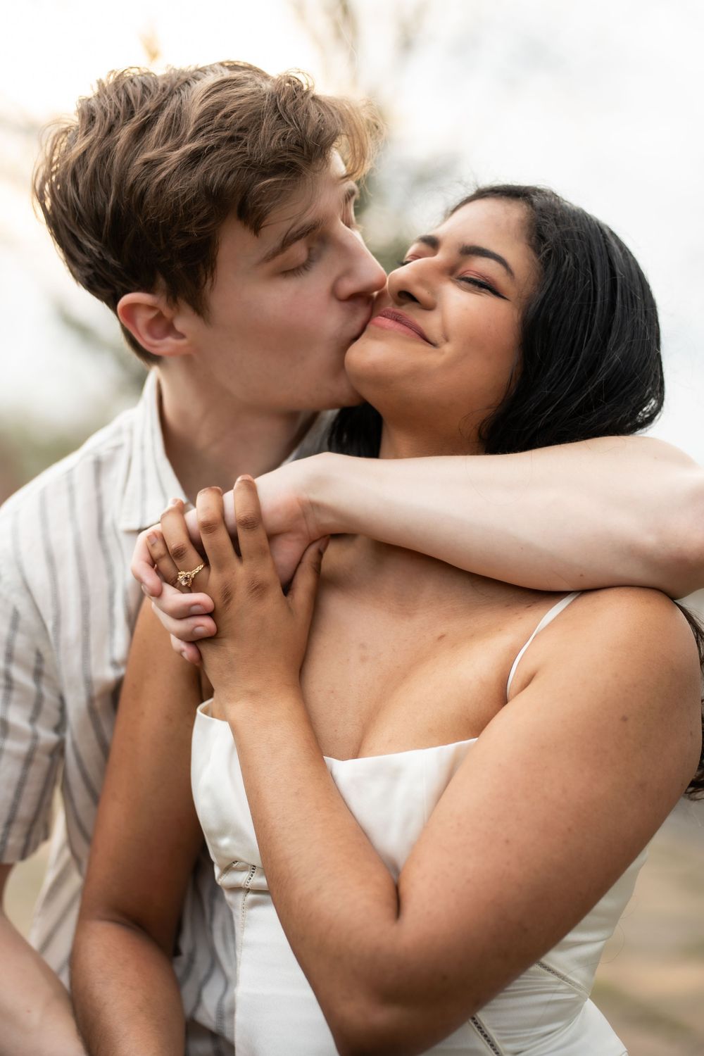 Whimsical Engagement and True to life color Session at Mellon Park Pittsburgh PA