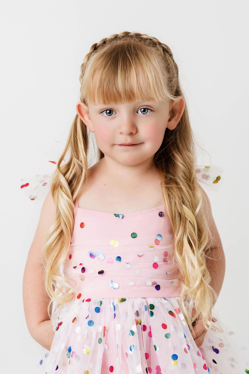 Moreno Valley child photographer: cute little girls 4th birthday photoshoot.