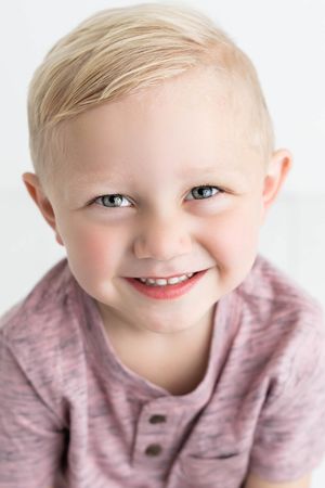 Cute little boy's portrait by Moreno Valley kids photographer.