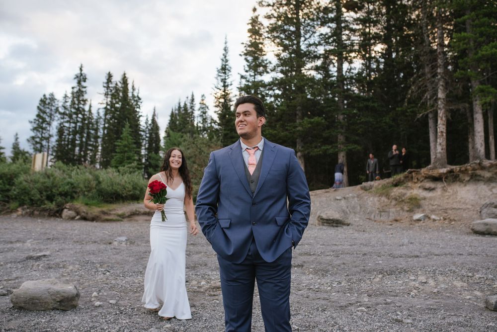 Upper Kananaskis Lake Sunrise Elopement