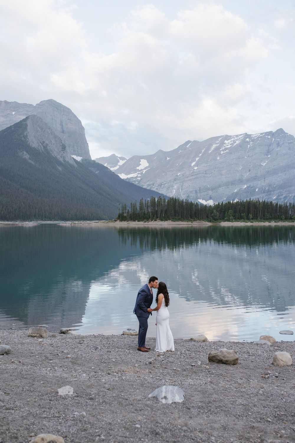 Upper Kananaskis Lake Sunrise Elopement