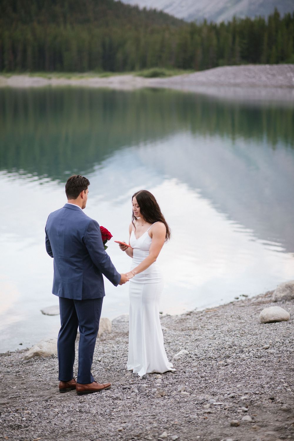 Upper Kananaskis Lake Sunrise Elopement