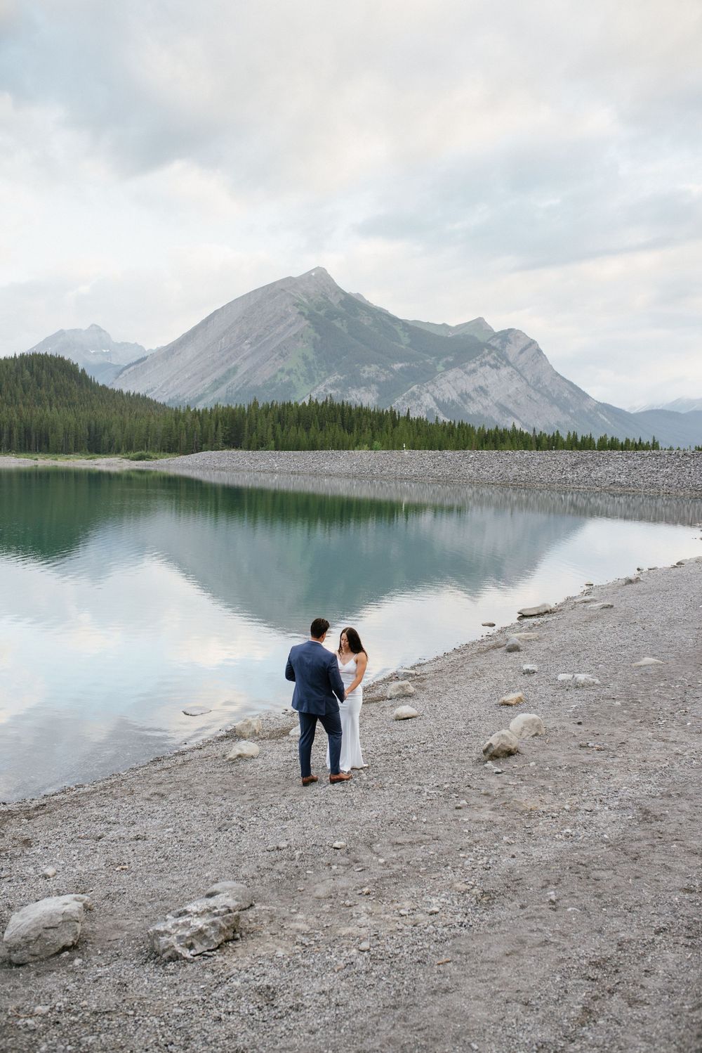 Upper Kananaskis Lake Sunrise Elopement