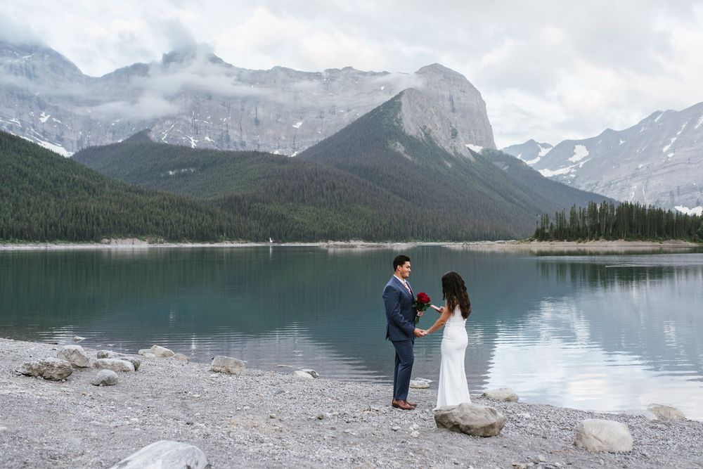 Upper Kananaskis Lake Sunrise Elopement