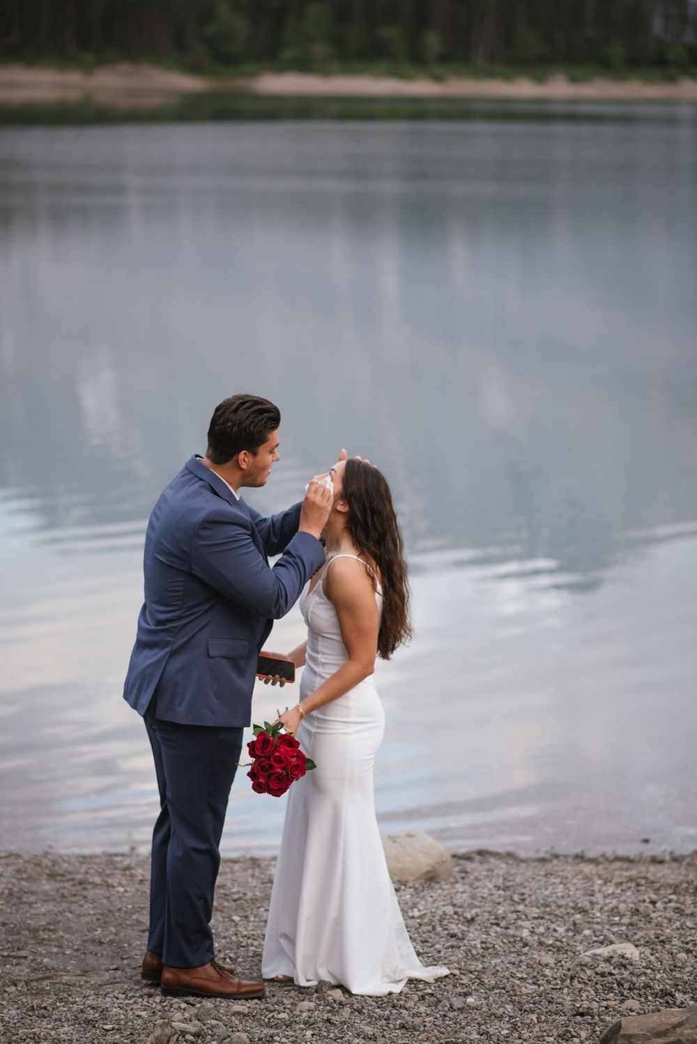 Upper Kananaskis Lake Sunrise Elopement