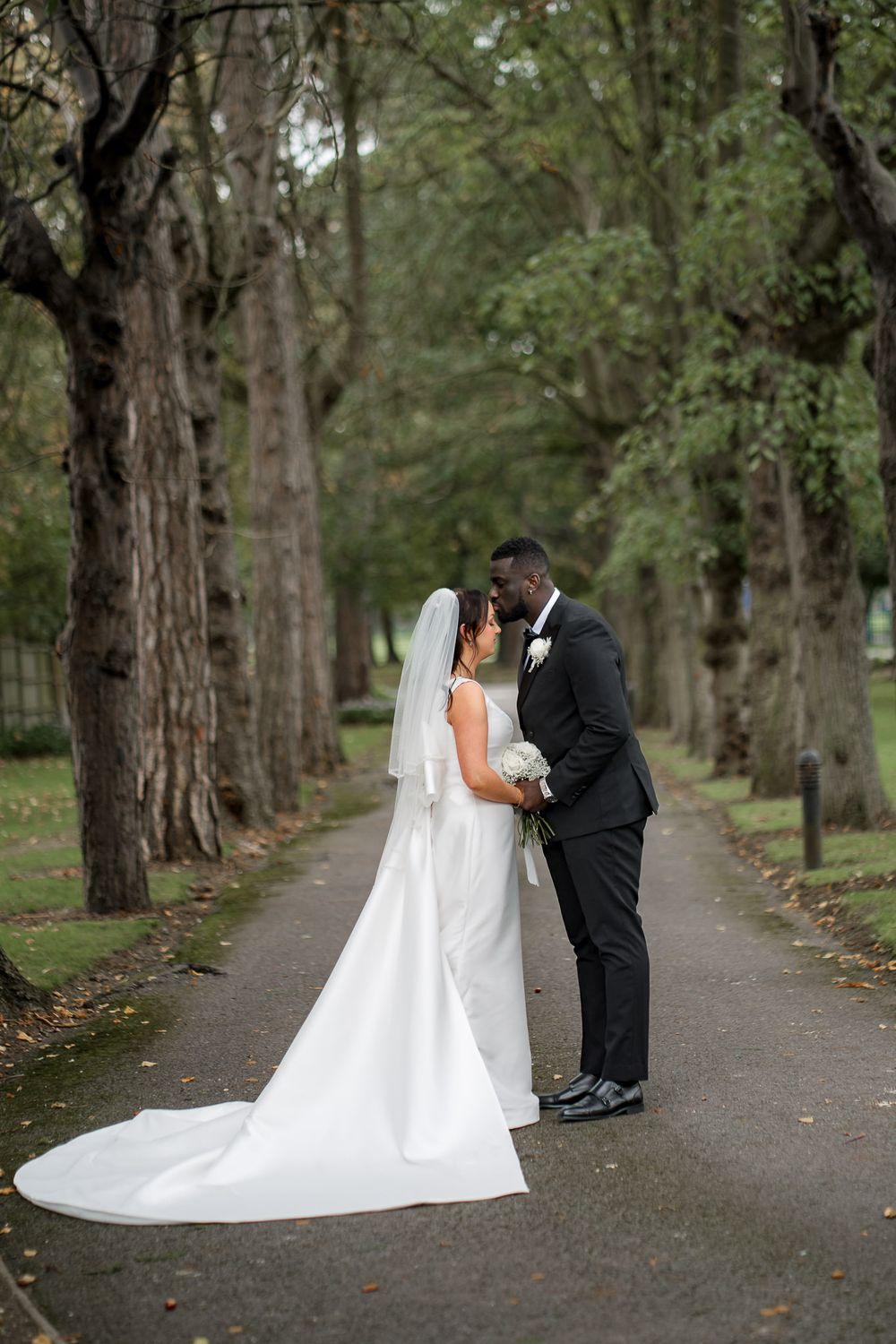 Lauren and Brima wedding portraits Kelham House Country Manor