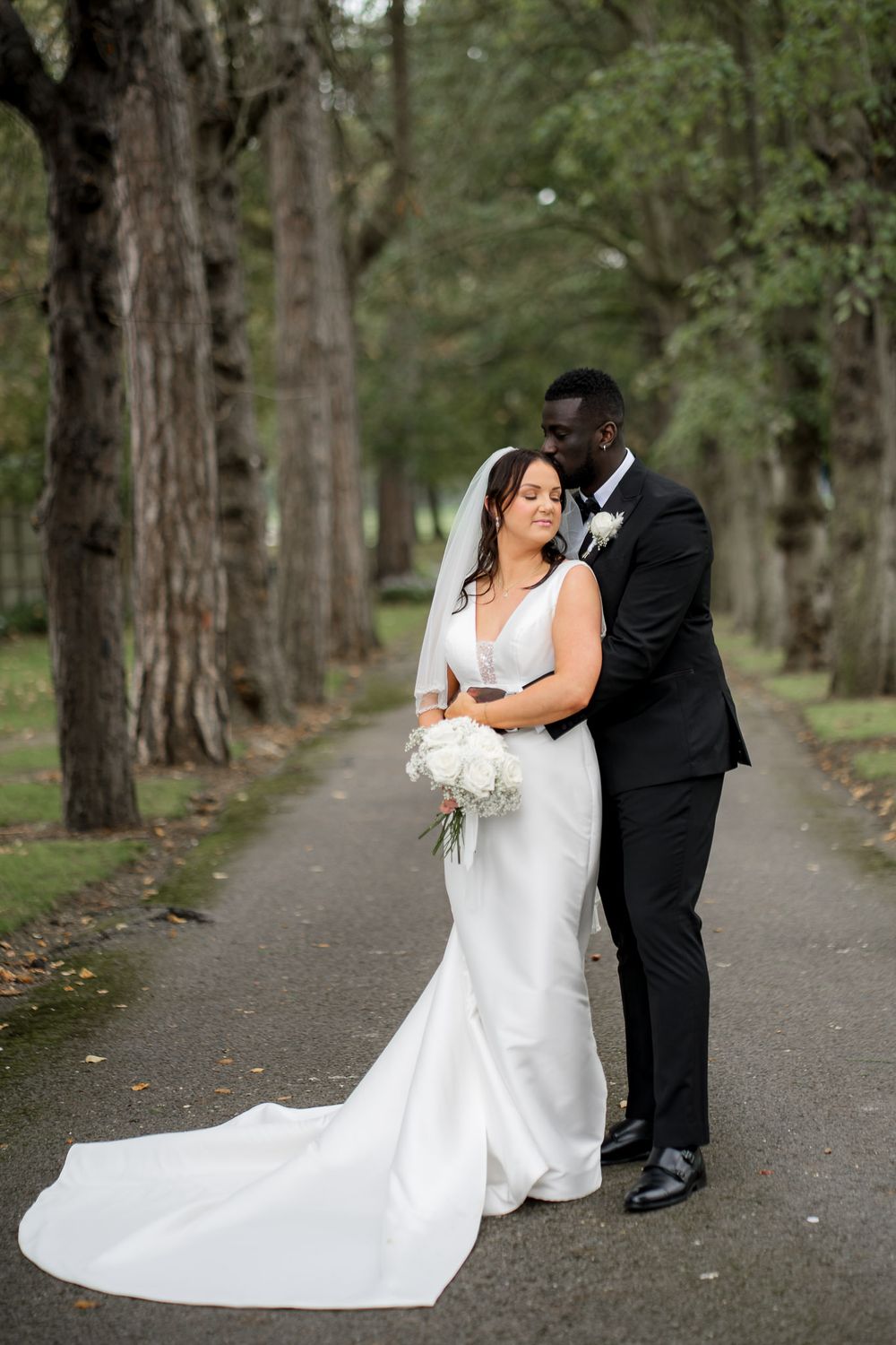 Elegant couple portraits Kelham House Nottinghamshire Adrian Ratiu photographer