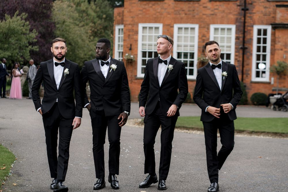 Wedding portraits golden hour Kelham House Country Manor