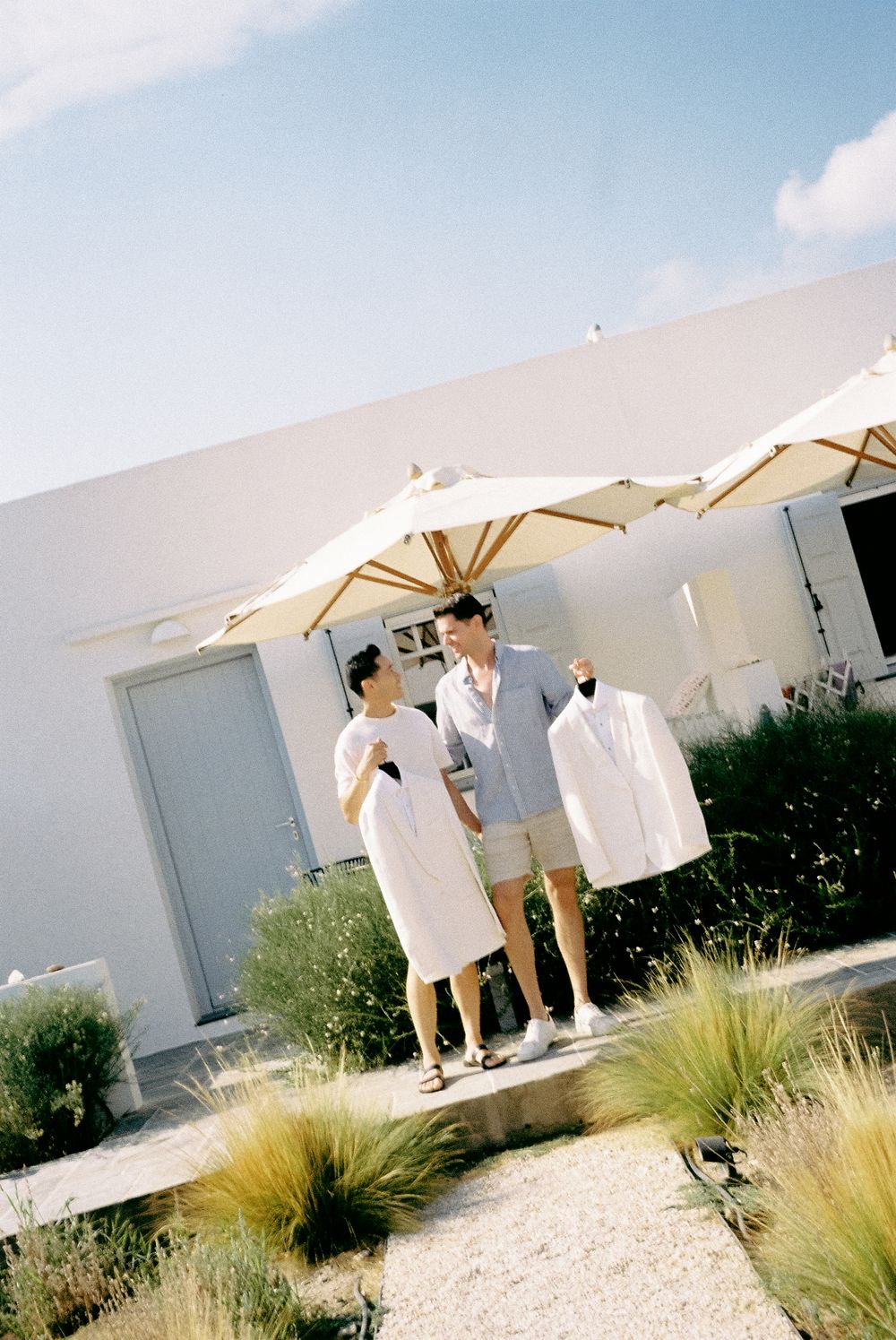 Same sex couple destination wedding LGBTQ+ photographer Sifnos Greece