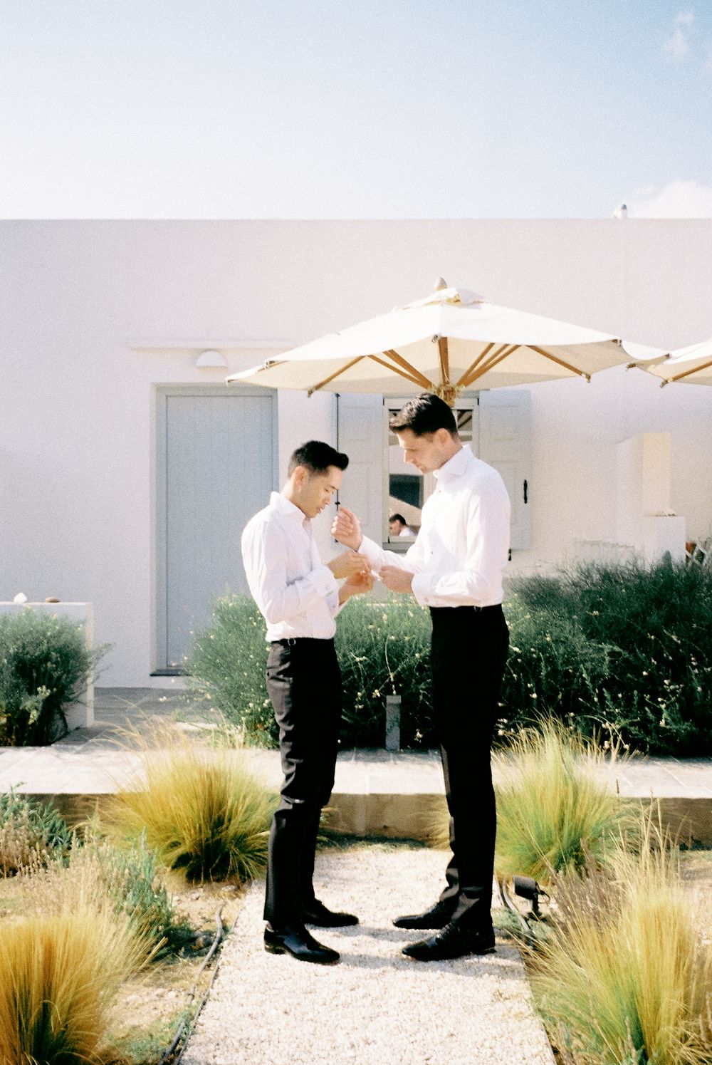 Same sex couple destination wedding LGBTQ+ photographer Sifnos Greece
