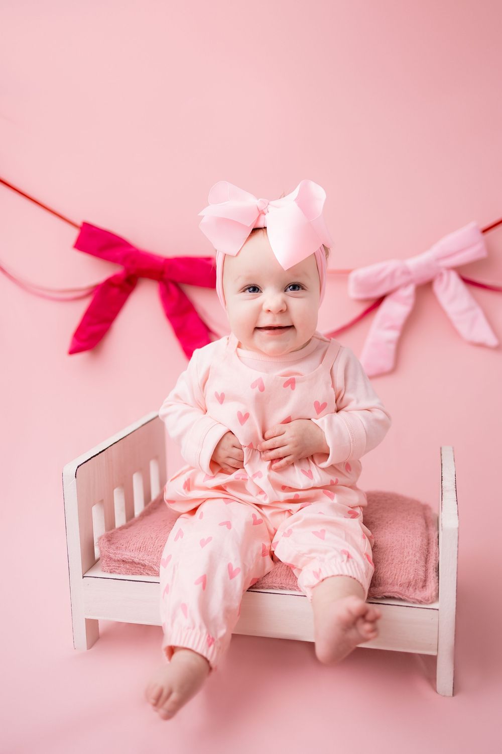 9 month photo session taken in davison michigan