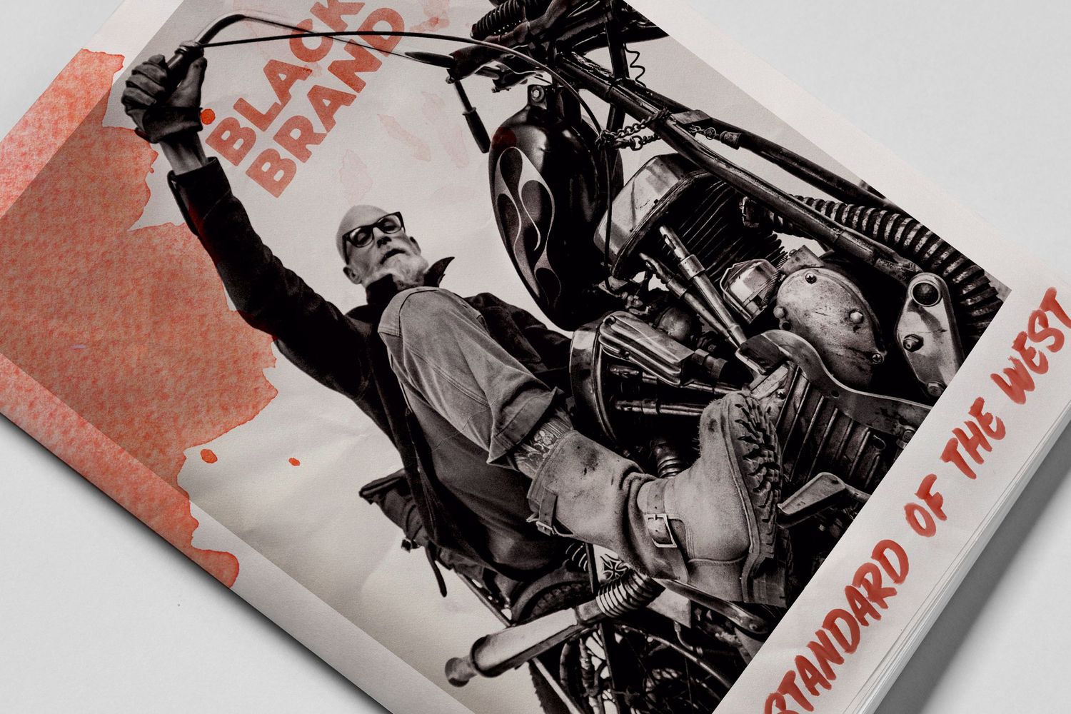 Black Bear Brand zine spread featuring Josh Sirlin photographed by Chris Douglas