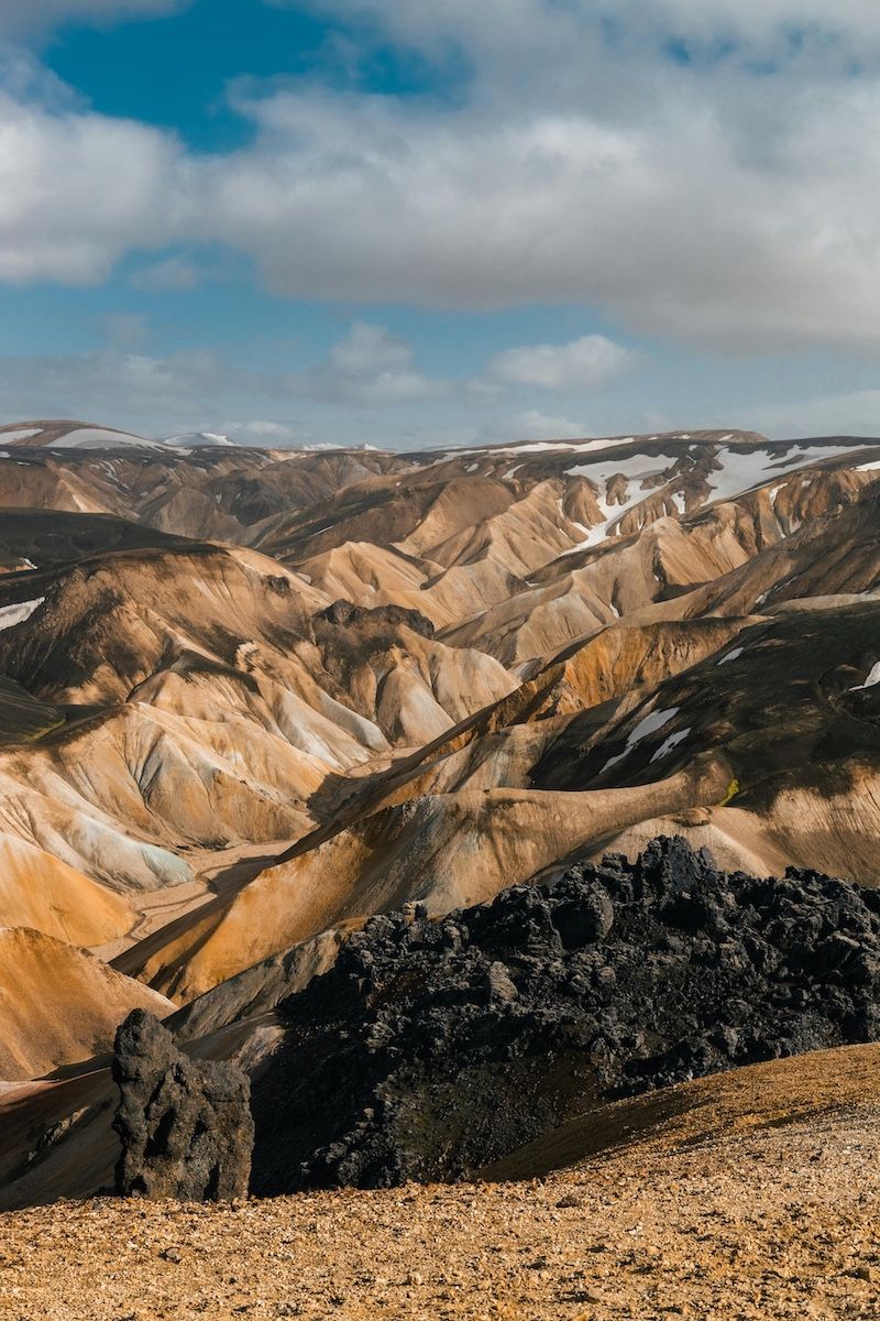 Landmannalaugar panorama in Iceland