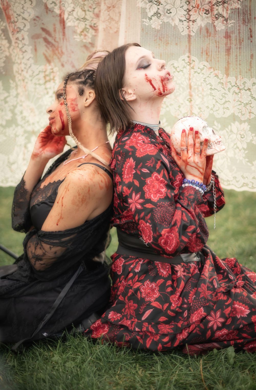 Halloween vampire fantasy photoshoot in Spokane Washington