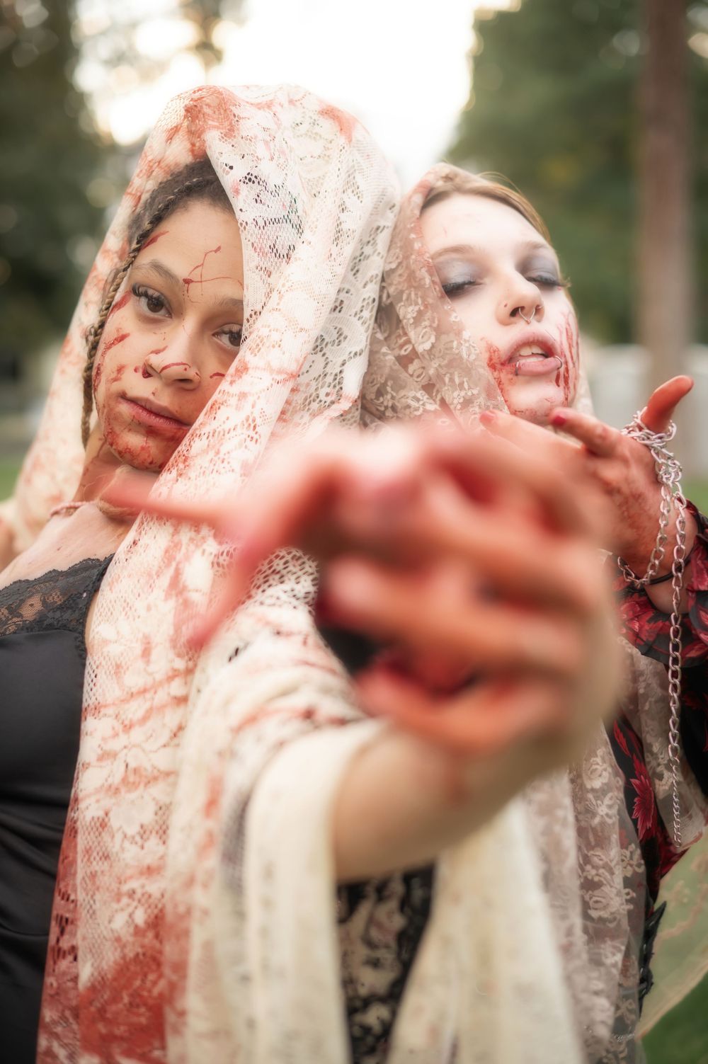 Halloween vampire fantasy photoshoot in Spokane Washington