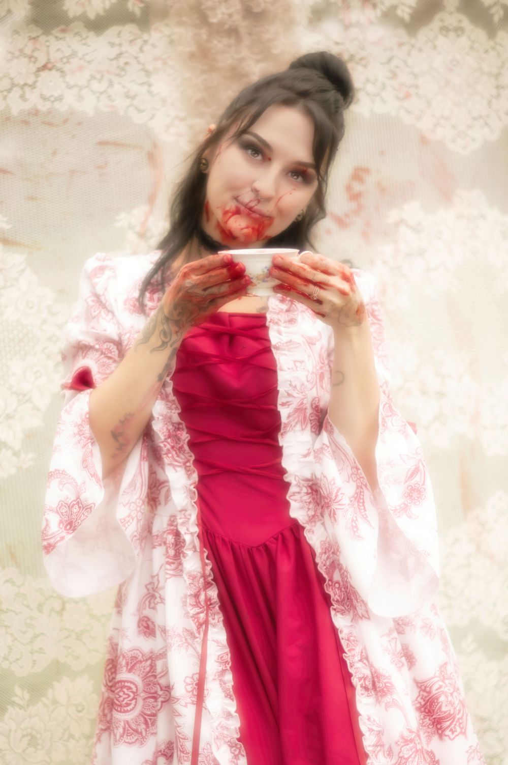 Halloween vampire fantasy photoshoot in Spokane Washington