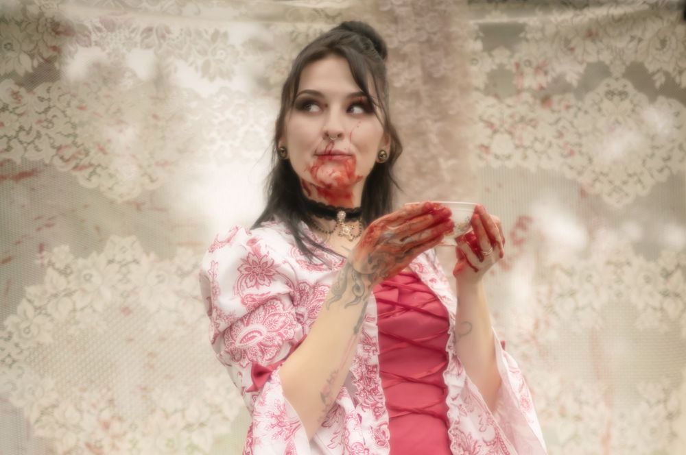Halloween vampire fantasy photoshoot in Spokane Washington