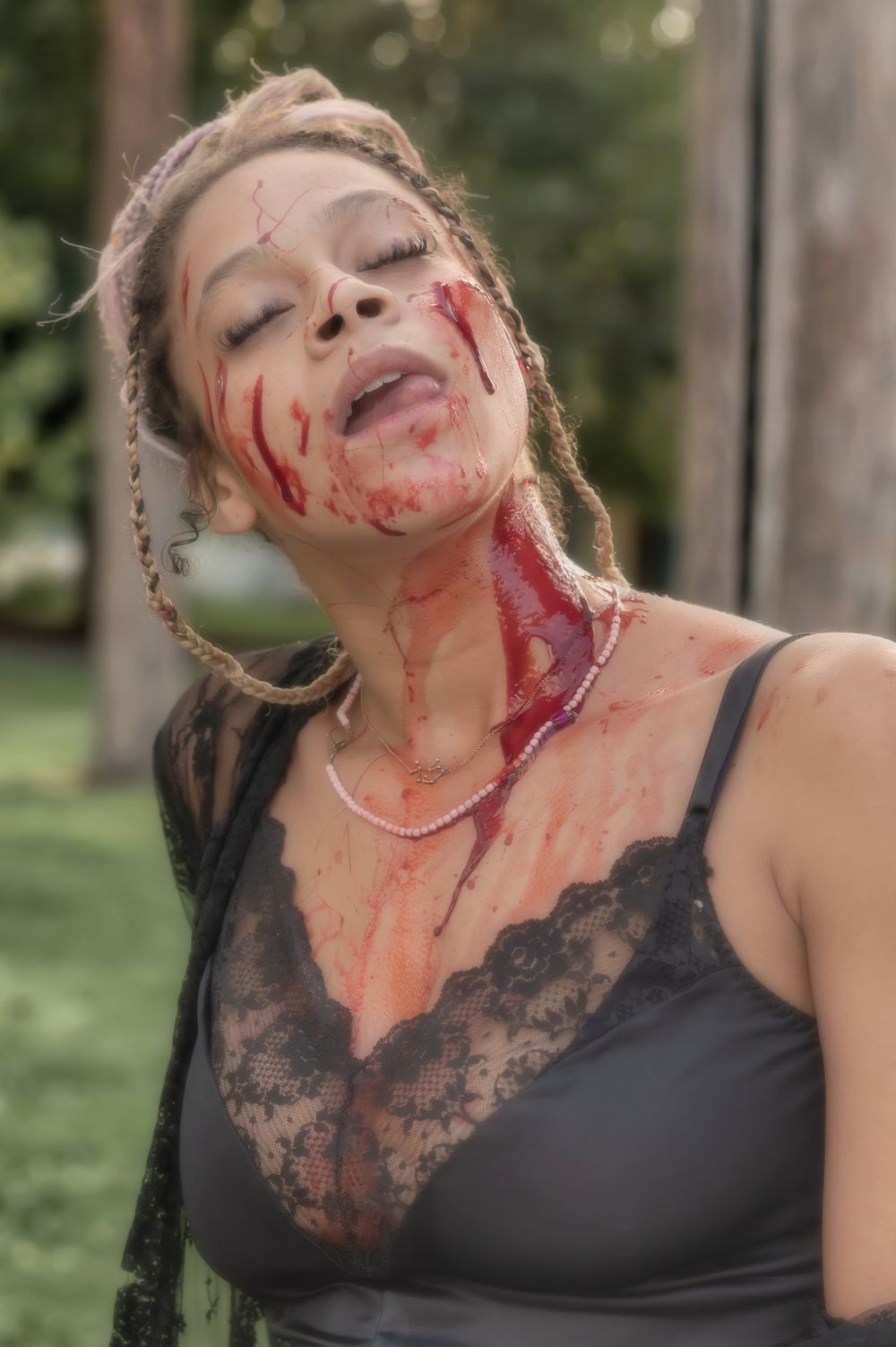 Halloween vampire fantasy photoshoot in Spokane Washington