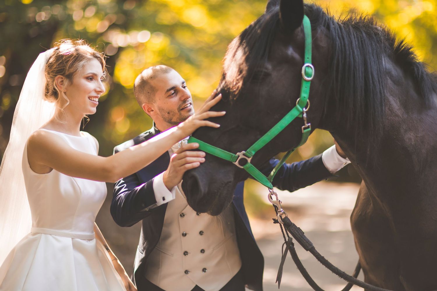 foto di matrimonio nel bosco del falco montello treviso