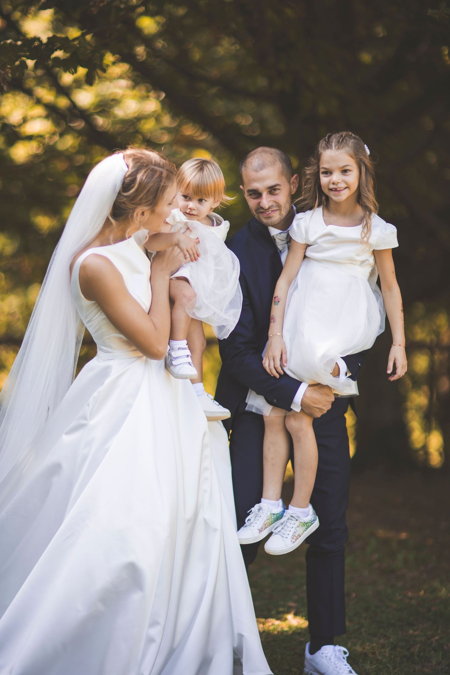 foto di matrimonio nel bosco del falco montello treviso