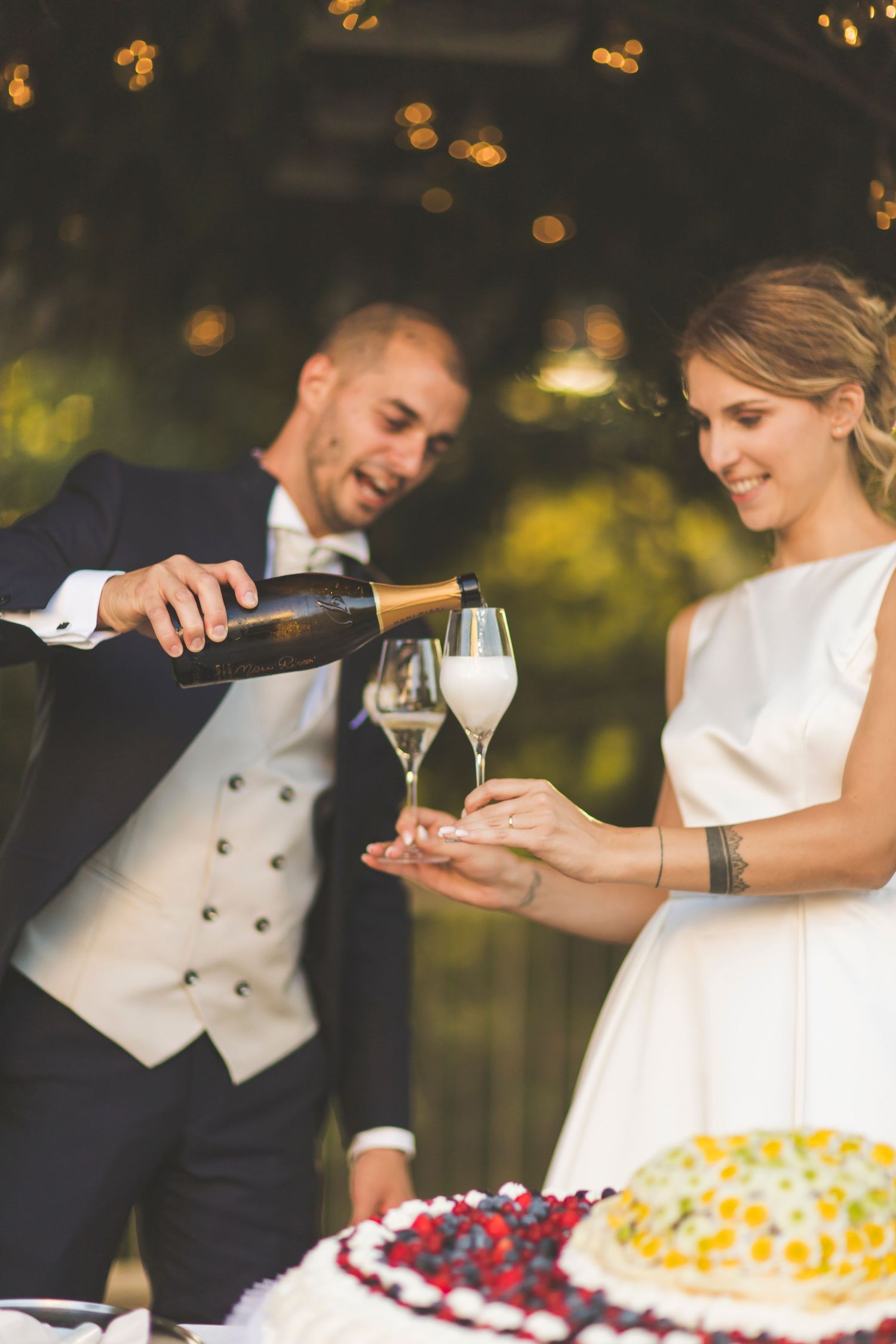 foto di matrimonio nel bosco del falco montello treviso