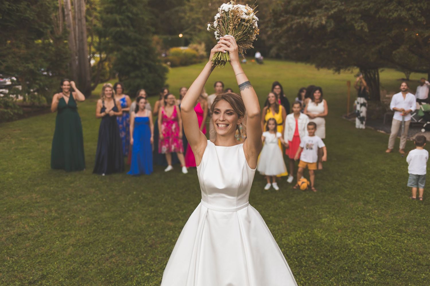 foto di matrimonio nel bosco del falco montello treviso